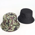 Chapeaux bob réversibles pour hommes motif camouflage et noir pour randonnée et extérieur - M (56-58cm) / Camo Vert Armée