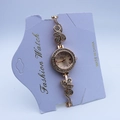 Montre quartz luxe or rose avec bracelet papillon et lunette sertie de diamants - Bracelet Papillon Creux / Type D Or Rose