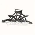 Spider web metal hair claw clip in black finish for Halloween hair styling accessories - Spider Web Black