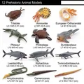 Set aus 12 prähistorischen Meerestierfiguren mit Trilobiten- und Ammonitenmodellen - Prähistorische Tiere 12-teiliges Set (BL-1116)