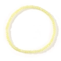 Bracelet empilable fait main en perles de rocaille jaunes pour le quotidien - Jaune