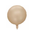 32-inch minimalist cream beige number balloon for birthday party decorations - 18 Inch Round Shape / Caramel color
