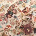 Scatola di cancelleria serie infanzia vintage con mini carte d'illustrazione retrò per scrapbooking - Infanzia