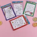Kids DIY graffiti painting kit with drawing board, brush and 4-color pigments - Medium 4-Color