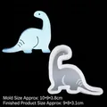 3D long-neck dinosaur silicone mold for DIY candles and aromatherapy plaster crafts - Style 4-Clear Brachiosaurus