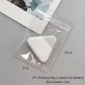 Transparent 9x13cm PVC jewelry bag with a 5mm hanging hole and secure zip lock - 9*13cm with Hanging Hole