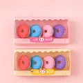 Set de gommes créatives en forme de donut pour enfants dans une boîte cadeau rose - Donut / Aléatoire