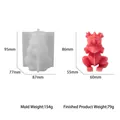 Silikonform und 3D-Drachenfigur mit präzisen Maßen für DIY-Harz oder Kerzenherstellung - Mundbedeckender Drache