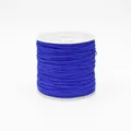Spool of 0.8mm royal blue braided cord for jewelry making and handmade crafts - Color 368 Blue