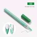 Green water-based acrylic nail art paint marker No. 03 for DIY drawing designs - #03 Green