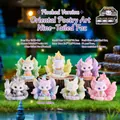 Nine-tailed fox incense burner blind box set with soft flocked texture and seven variants - -409 Oriental Poetry And Painting Nine-tailed Fox Box 6 / Full Box Set
