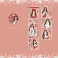 Matte PET-tape met anime meisjes illustraties voor kerstmis DIY-journaling decoratie - Kerst Liefje