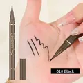 Eyeliner noir ultra-fin de 0.05mm imperméable avec test de couleur sur la peau - 1# Noir