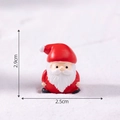 Miniatuur Kerstman figuur voor DIY decoratie, afmetingen 2,9 cm bij 2,5 cm voor de tafel - 5# Kerstman in rood pak