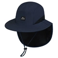 Cappello da sole outdoor blu scuro con protezione per il collo e rete traspirante - Regolabile / Blu navy