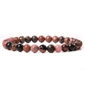 Rhodonite with Black Lines