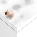 Paraspigoli per bambini in silicone rosa a forma di animale per sicurezza mobili - Capibara Albicocca
