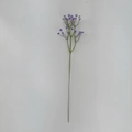 Single stem of purple artificial gypsophila flower for home decor and wedding arrangement - Purple