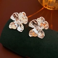 Silver Pin - Silver Irregular Flower
