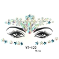Face rhinestone stickers acrylic gems festival party makeup face jewels crystal decor - Face Rhinestone Sticker Style (YT-122)