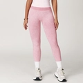 Leggings de yoga de cintura alta sin costuras rosa lavado ácido para deporte mujer - S / Rosa Empolvado