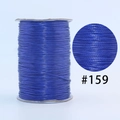 Dark blue waxed cord spool for DIY jewelry making in vibrant #159 navy blue shade - #159 Dark Royal Blue / 1.0mm 160m