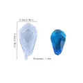 DIY gemstone resin silicone mold with crystal pendant for jewelry making 5.8cm - No.1 Crystal Stone Pendant