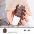 Long-lasting peel-off nail polish in 026 chocolate coffee shade with a glossy finish - 26#Chocolate Coffee