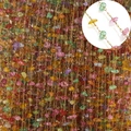 Colorful crystal stone beads with gold stainless steel chain for DIY jewelry making - Colorful Gravel Stone Beads (3)