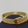 [108] Gold Mesh Bracelet