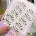Faux cils style Manhua en boîte rose pour un regard de bande dessinée naturel et dense - Style Manga 67