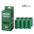 Bolsas para excrementos de perro biodegradables ecológicas con caja dispensador lavanda 120pz. - 8 Rollos Caja / Estrella Verde