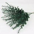 Artificial eucalyptus leaves bundle in dark green for home and wedding decor - Dark Green
