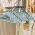Grey heavy duty non-slip clothes hanger with thick design and metal hook for adult use - Grey (Thickened 55g)