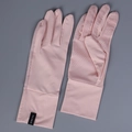 Guantes de protección solar rosa con seda de hielo y palma de malla transpirable antideslizante - Talla única / Rosa