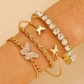 Gold - Butterfly Rhinestone Style