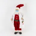 45cm Christmas Santa doll in white doctor coat and blue medical face mask decor - Style 37 Medical Theme Doctor Outfit With Mask 45cm