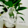 Clear snowflake star topper ornament for Christmas trees with 8mm inner hole diameter - Bell Accessory (8mm Socket)