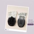 Calcetines de yoga de cinco dedos degradados gris y negro con silicona antideslizante - 36-42 / Degradado Gris Negro