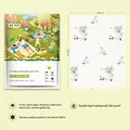 Disposable 160x230cm panda print picnic mat with waterproof layer and 4 windproof pegs - Picnic Mat / Panda Print