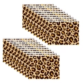 Waterproof leopard print EVA makeup bags set with zipper for travel organization - 50 Pieces