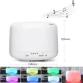 Bluetooth 500ml ultrasound humidifier in white with colorful LED light modes - 500ML RGB Light Bluetooth Speaker (Standard) / US Plug