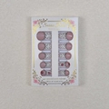 24 faux ongles French manucure en amande avec nœuds papillon et motifs à pois - Style Coccinelle Nœud Pois Français (WY-071) / Ensemble de 24 Pièces
