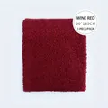 Burgundy teddy fleece flower wrapping paper for Christmas floral arrangements, 50x165cm sheet - 50*165cm 1pc/pack / Wool Loop Fabric - Wine Red