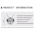 S925 Sterling Silver necklace with 1.0ct D color Moissanite pendant 9.6mm diameter - Bubble Necklace - White Gold