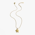 Collar minimalista con colgante de estrella de mar dorada, cadena de serpiente y cierre de langosta - Estrella de Mar Dorada