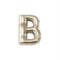 Ciondolo a forma di lettera B in acciaio inossidabile dorato lucido per collane DIY - Lettera B / Oro