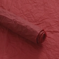 Deep red stone texture paper with natural pleated layers for flower gift packaging - Xuenai Paper / 53*53cm (5 Sheets/Pack) / Lava Red