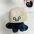 Porte-clés peluche pieuvre drôle avec tête kaki et tentacules noirs duveteux - Chat Noir - Dans le vague