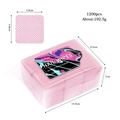 Pink lint-free nail wipes 1200pcs pack for manicure and eyelash extension cleaning - 1200Pcs Pink Nail Wipes / Pink